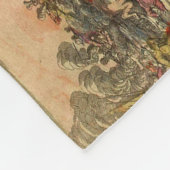 Vintage Alte Weltkarten Fleecedecke (Ecke)