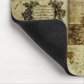 Vintage Alte Weltkarten Mousepad (Ecke)
