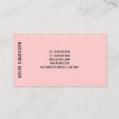 Vintage Alteration Seamstress Tailor Business Car Visitenkarte (Rückseite)