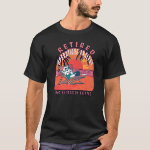 Vintage Altersvorsorge-Analyse T-Shirt
