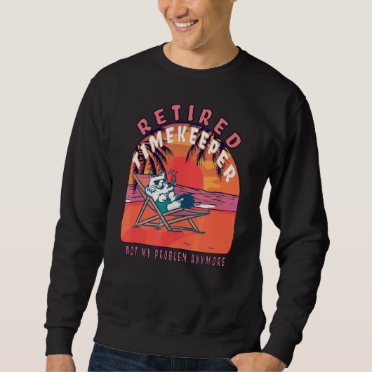 Vintage Altersvorsorge Sweatshirt (Vorderseite)