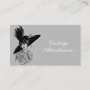 Vintage Alterungs-Seamstress-Designer Visitenkarte
