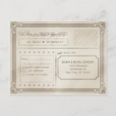 Vintage, altmodische Poster-Style-UAWG Postkarte (Rückseite)