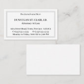 Vintage, altmodische und nostalgische Visitenkarte (Vorne/Hinten)