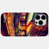 Vintage Altstadt Case-Mate iPhone Hülle (Rückseite (Horizontal))