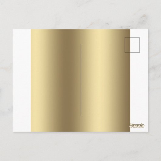 Vintage Altstadt Kunst Postkarte (Rückseite)