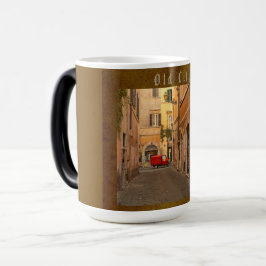 Vintage, Altstadt, Oldtimer, Antiker Stil  Verwandlungstasse