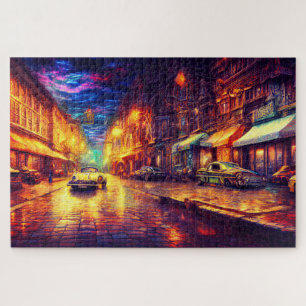 Vintage Altstadt Puzzle