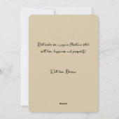 Vintage Altzeit Weihnachtskinder Feiertagskarte (Rückseite)