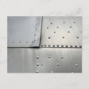 Vintage Aluminiumhaube Feiertagspostkarte