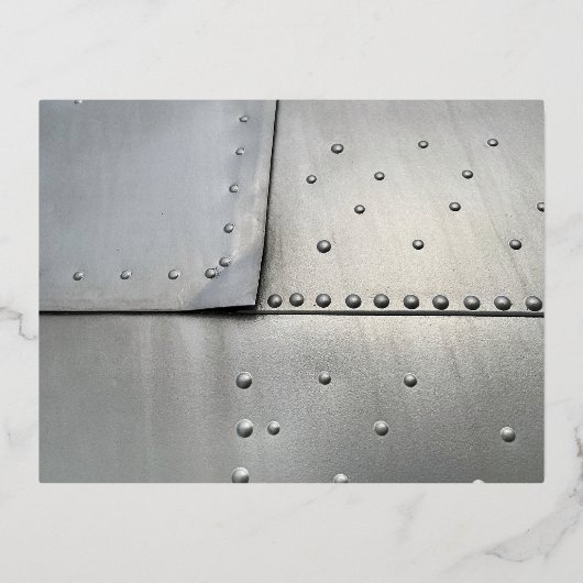 Vintage Aluminiumhaube Folien Feiertagspostkarte (Vorderseite)