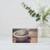 Vintage Aluminiummesskassen Retro Inspiriert Visitenkarte (Stehend Vorderseite)