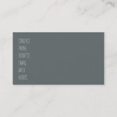 Vintage Aluminiummesskassen Retro Inspiriert Visitenkarte (Rückseite)