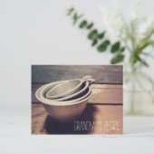 Vintage Aluminiummesskassenkarte Postkarte (Stehend Vorderseite)