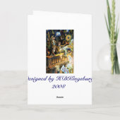 Vintage am 4. Juli Karte (Rückseite)