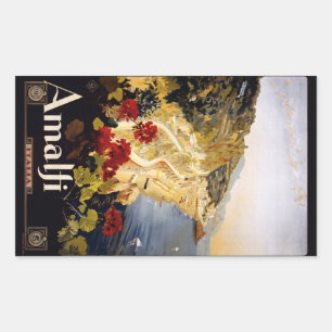 Vintage Amalfi Italien Aufkleber