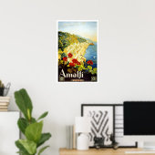 Vintage, Amalfi Poster (Heimbüro)