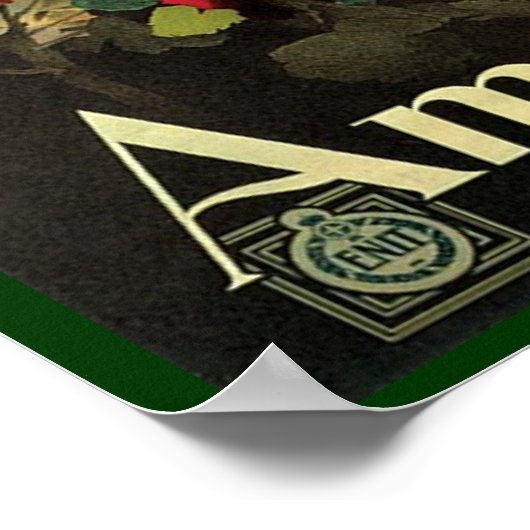 Vintage Amalfi-Reisewerbung Poster (Ecke)