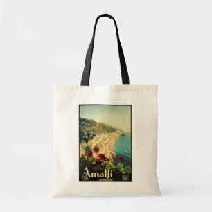 Vintage Amalfi-Reisewerbung Tragetasche