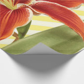 Vintage Amaryllis Geschenkpapier (Ecke)