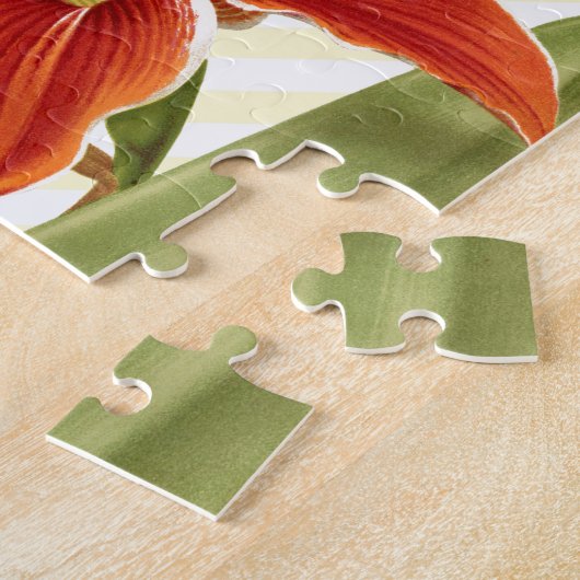 Vintage Amaryllis Puzzle (Seite)