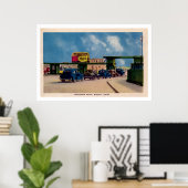 Vintage Ambassador Bridge Windsor Kanada Poster (Heimbüro)