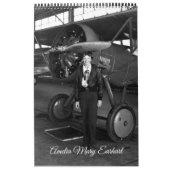 Vintage Amelia Earhart Pilot Photos Fun Aviation Kalender (Titelbild)