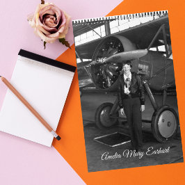 Vintage Amelia Earhart Pilot Photos Fun Aviation Kalender