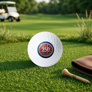 Vintage America 250 Jahre Sterne und Streifen Patr Golfball