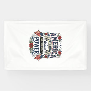 Vintage America Freiheit Patrioten-Shirt Design_1 Banner