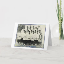 Vintage American-American-Abschluss-Card