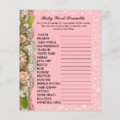 Vintage American Baby Showspiele (Rückseite)