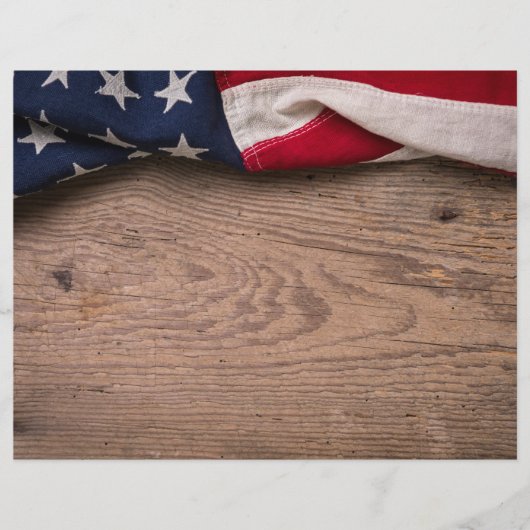 Vintage American Flag Border Flyer (Vorne)