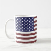 Vintage American Flag Coffee Tasse (Links)