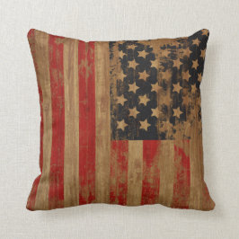 Vintage American Flag Pillows Kissen