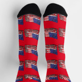 Vintage American Flag Thunder_Cove Socken (Oben)