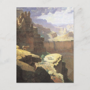 Vintage American West Art, Grand Canyon von Leigh Postkarte