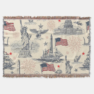 Vintage-Americana-Feuerwerk-Szene (2) Decke