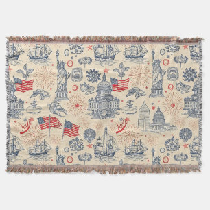 Vintage-Americana-Feuerwerk-Szene (3) Decke
