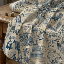 Vintage-Americana-Historien-Collage Blau ID1308