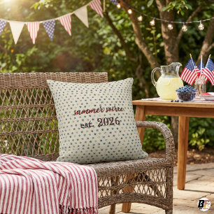 Vintage-Americana-Sommer-Soiree individuell gestal Kissen