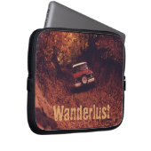 Vintage Americana Wanderlust Laptopschutzhülle (Vorne Rechts)