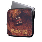 Vintage Americana Wanderlust Laptopschutzhülle (Vorderseite Links)