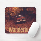 Vintage-Americana-Wanderlust Mousepad (Mit Mouse)