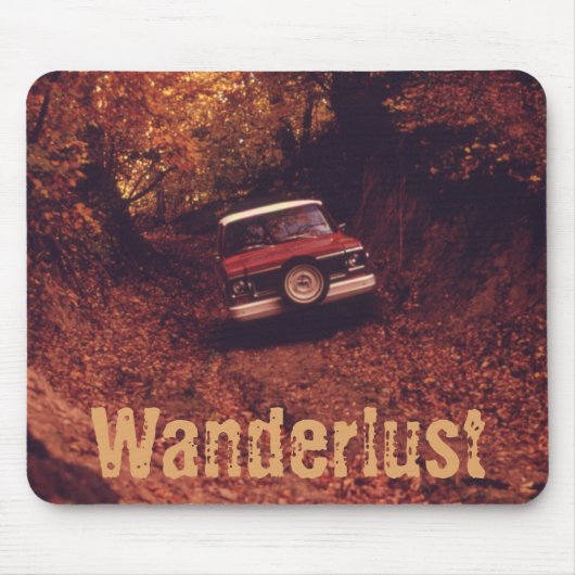 Vintage-Americana-Wanderlust Mousepad (Vorne)