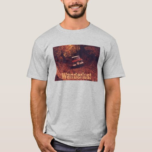 Vintage Americana Wanderlust T-Shirt (Vorderseite)
