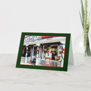'Vintage Americana' Weihnachtskarte - Leer Feiertagskarte