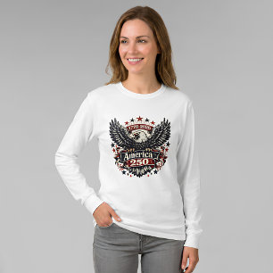 Vintage Amerika 250 Weißkopfseeadler 1776-2026 Pat T-Shirt
