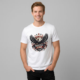 Vintage Amerika 250 Weißkopfseeadler 1776-2026 Pat Tri-Blend Shirt