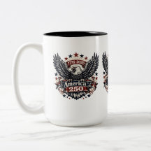 Vintage Amerika 250 Weißkopfseeadler 1776-2026 Pat